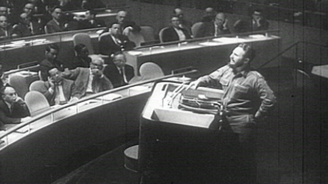 Речь Фиделя Кастро в ООН, занесенная в Книгу рекордов Гиннесса. Архив