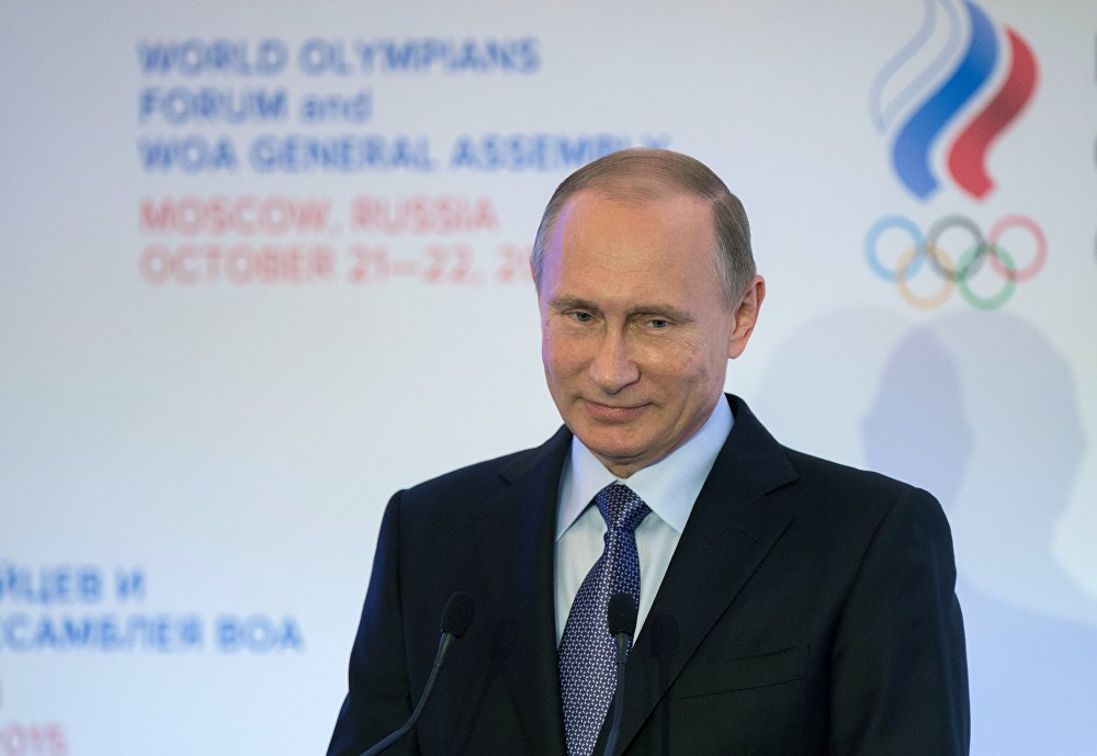 Путин: спортивные идеалы страдают из-за политической конъюнктуры