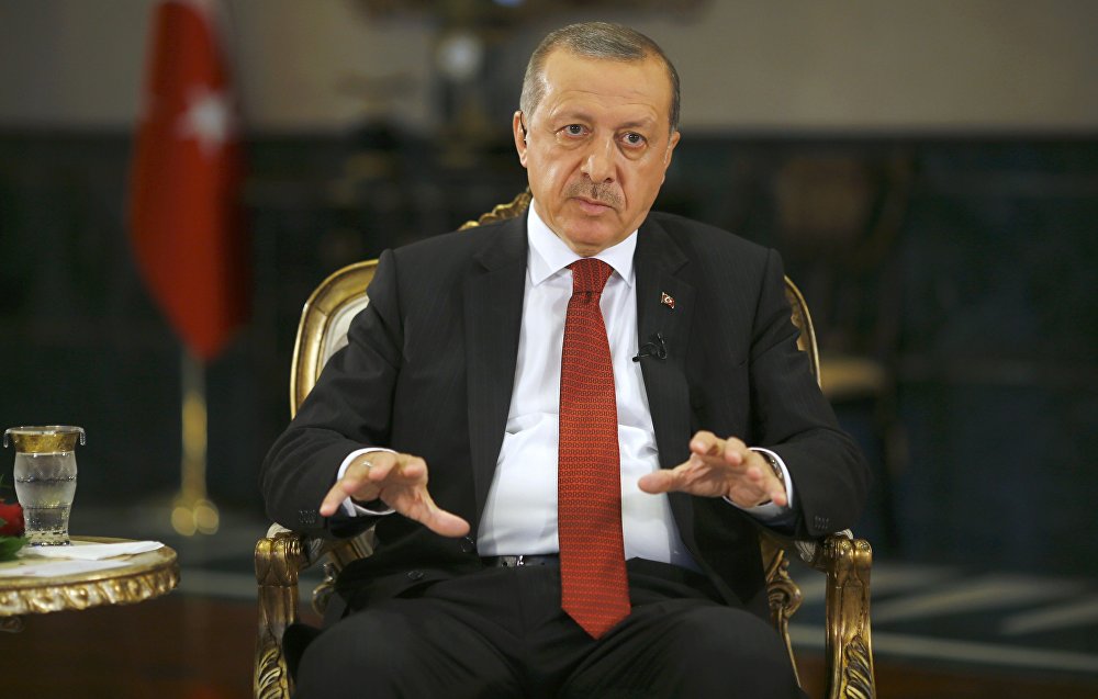 Эрдоган назвал политику США в Сирии двуличной
