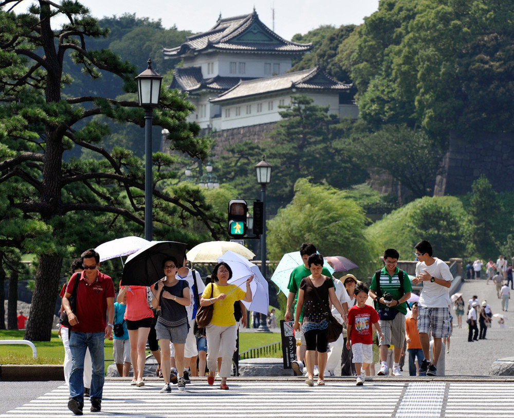 Около 850 человек госпитализированы за выходные в Японии из-за жары