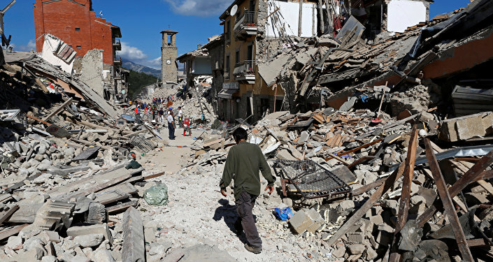 Произошедшее в центре Италии землетрясение забрало жизни 14 человек