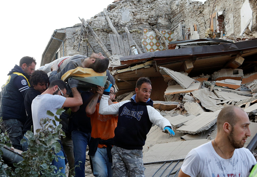 Землетрясение в Италии унесло 45 жизней