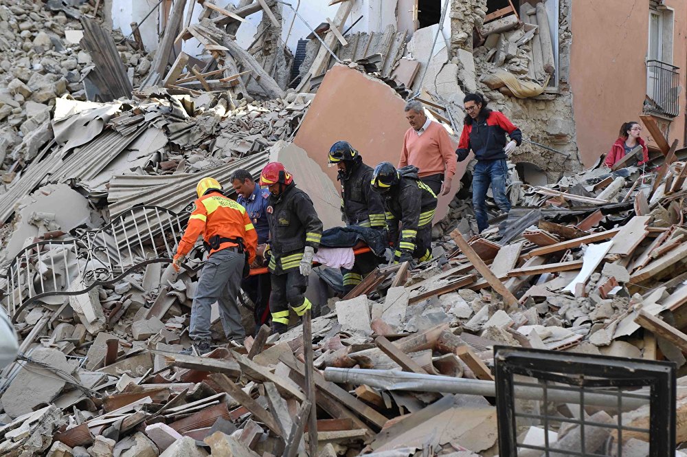 В Италии землетрясение привело к разрушениям, данных о жертвах нет