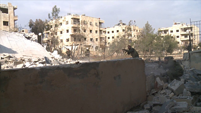 Активные боевые действия в Алеппо продолжаются