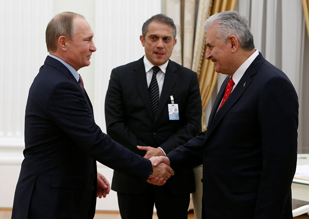 Путин надеется, что визит Йылдырыма поспособствует росту товарооборота