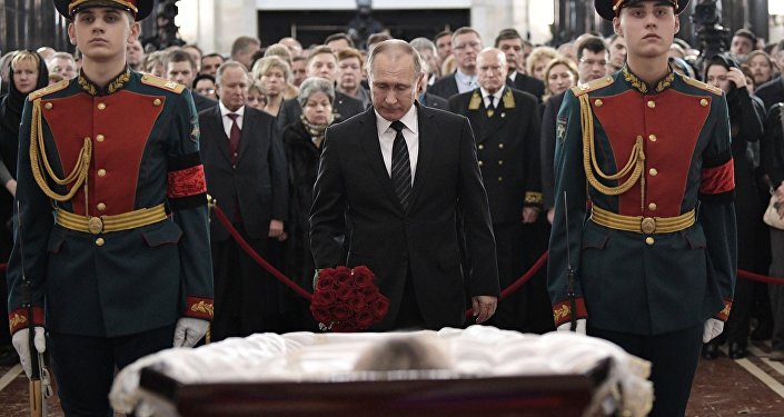 Rusiya prezidenti Vladimir Putin vida mərasimində