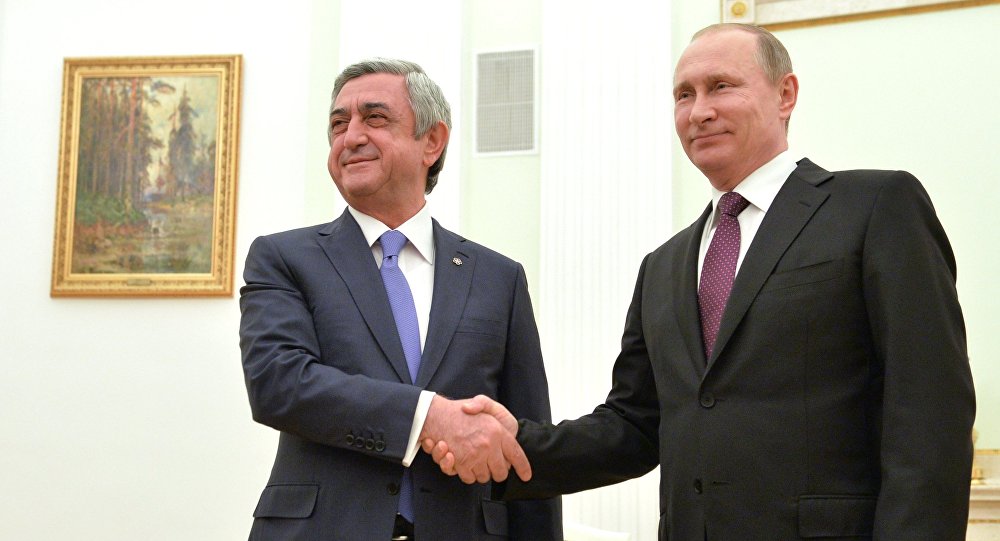 Image result for Sarkisyan Putin