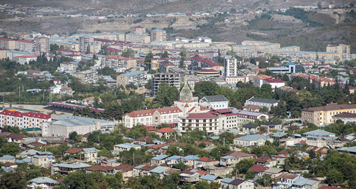 Вид на город Ханкенди, фото из архива