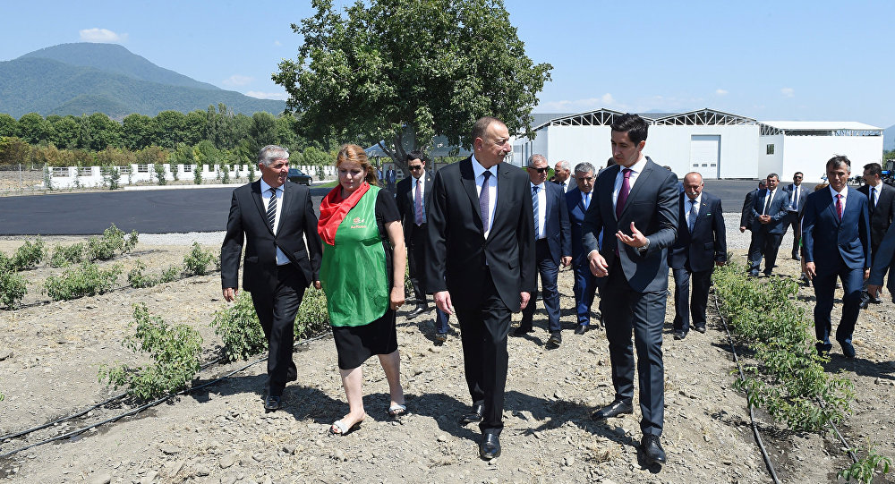 Президент Ильхам Алиев – в Загатальском и Гахском районах