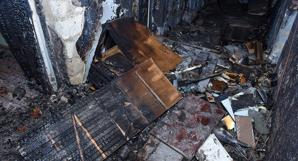 Жильцы сгоревшего в Сумгайыте общежития размещены в палатках