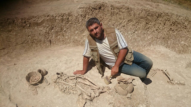 Археологические раскопки в Лерикском районе Азербайджана