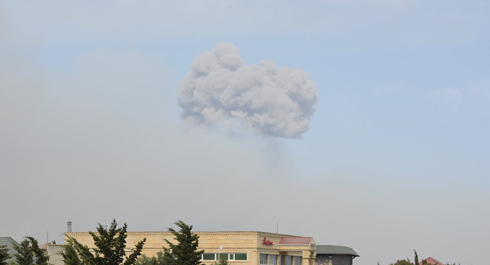 Пожар на складе боеприпасов в Азербайджане локализован