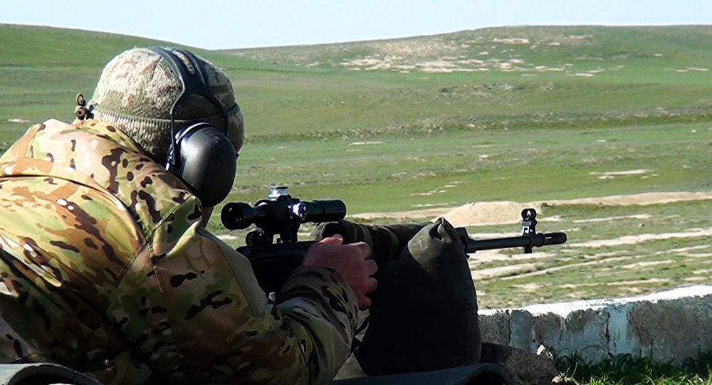 Военные Азербайджана определяли лучшего снайпера