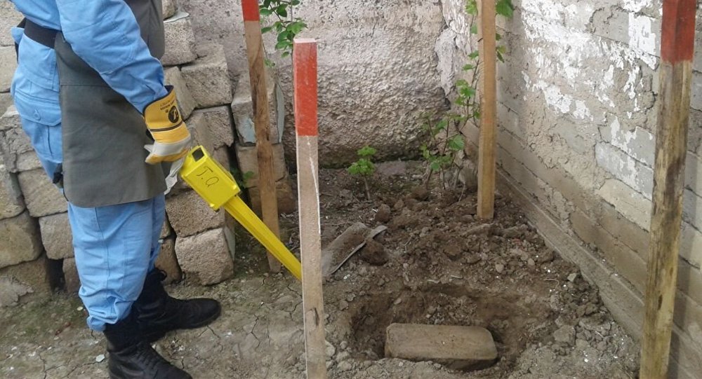 Саперы обнаружили в Физули схрон боеприпасов